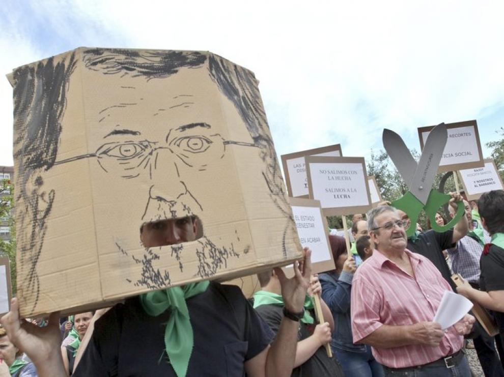 Protesta en Zaragoza