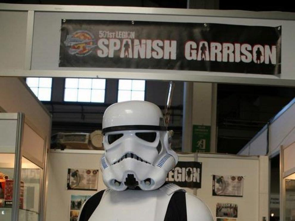 Un aficionado en el Salón del Comic de Barcelona