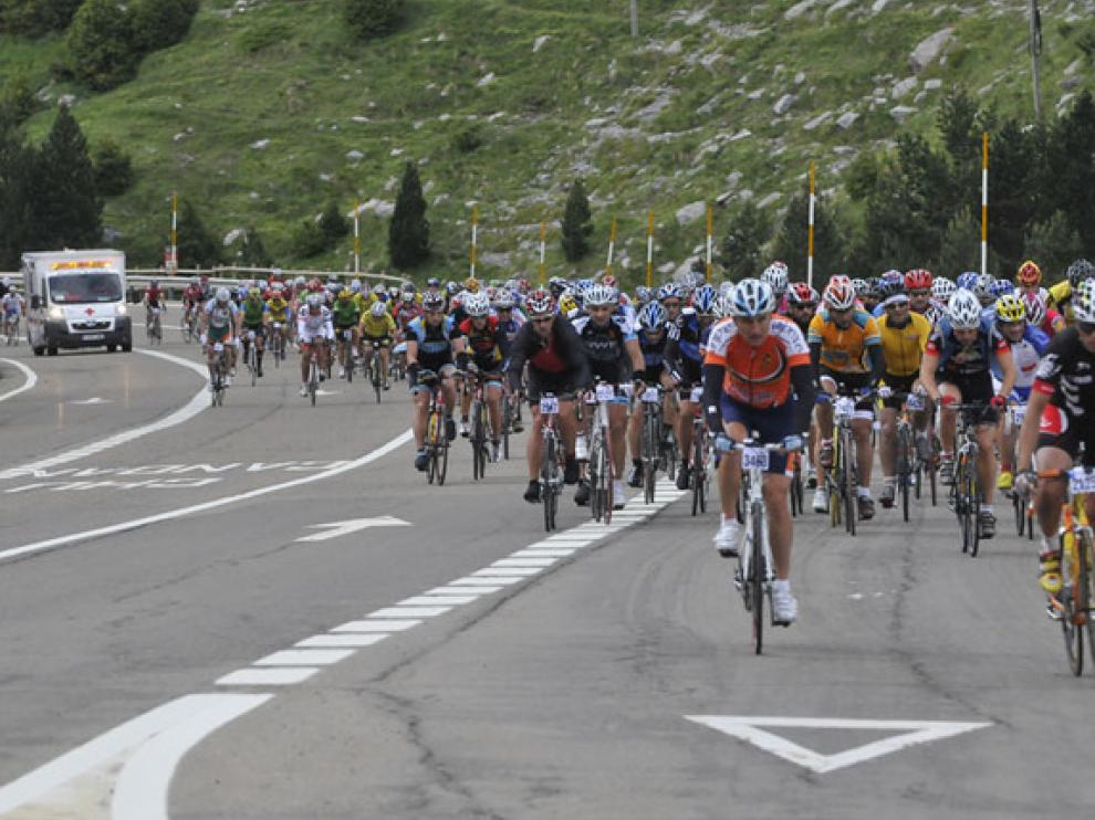 Los ciclistas, esta mañana