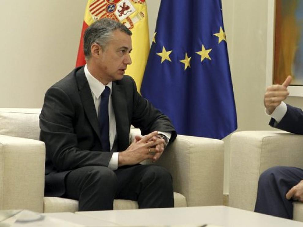 El presidente del Gobierno, Mariano Rajoy, y el lehendakari, Iñigo Urkullu, en una foto de archivo.