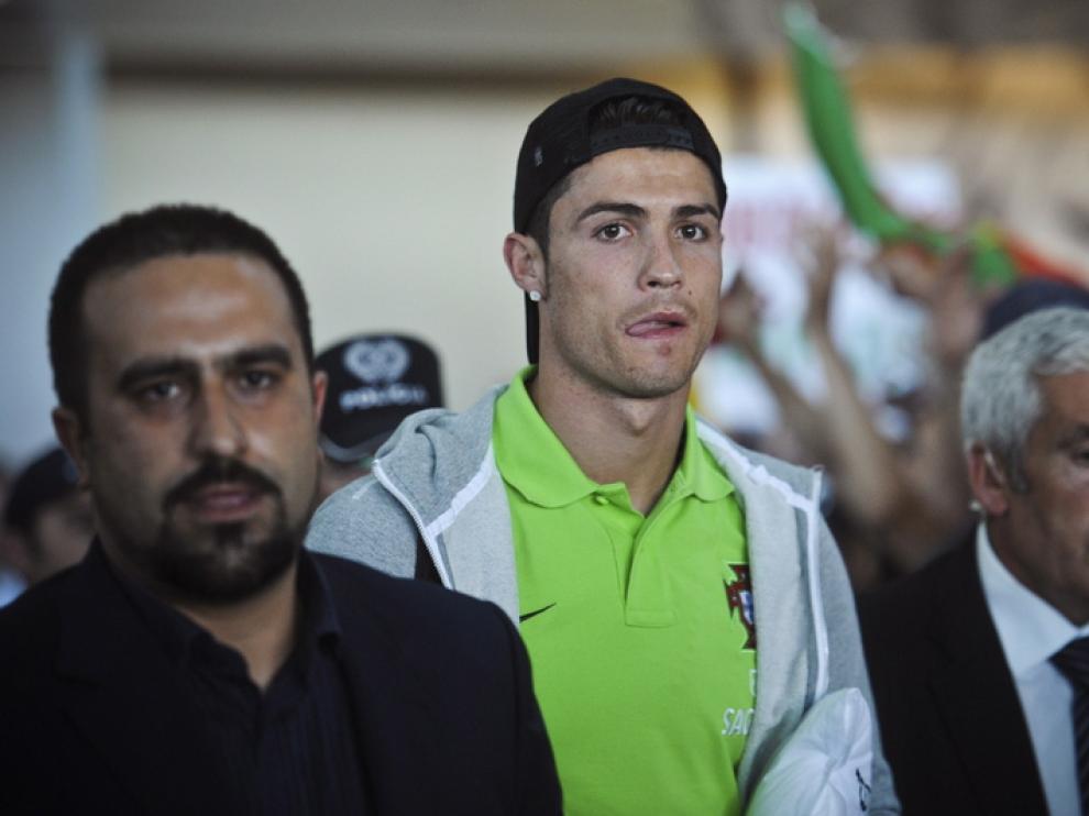 Cristiano Ronaldo, en Kiev