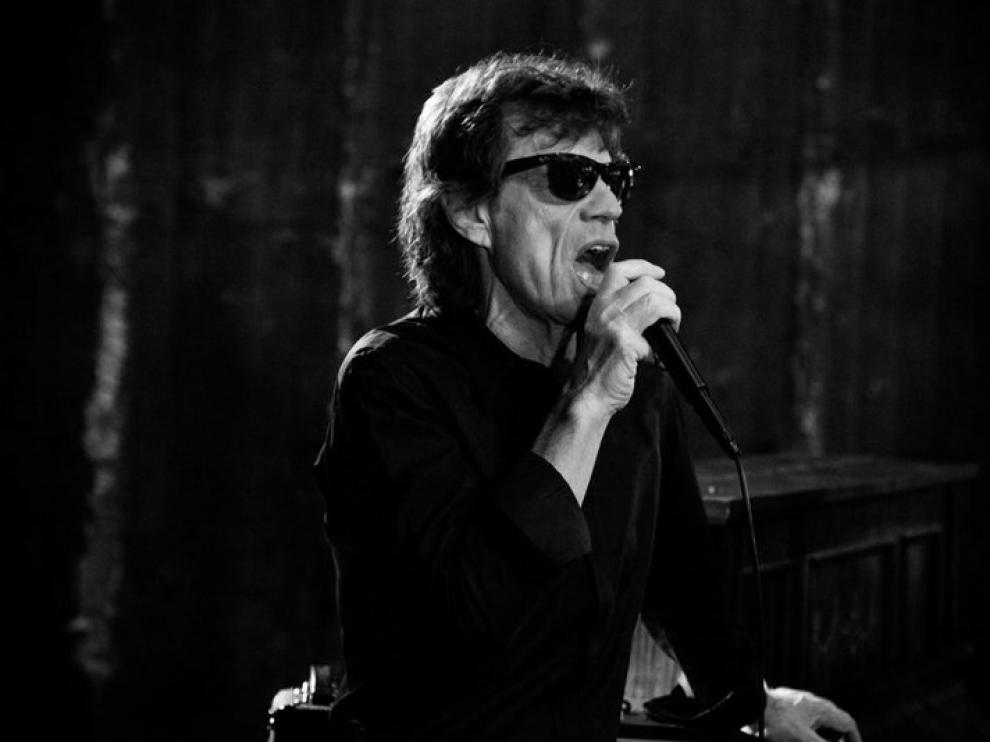 Jagger durante un concierto