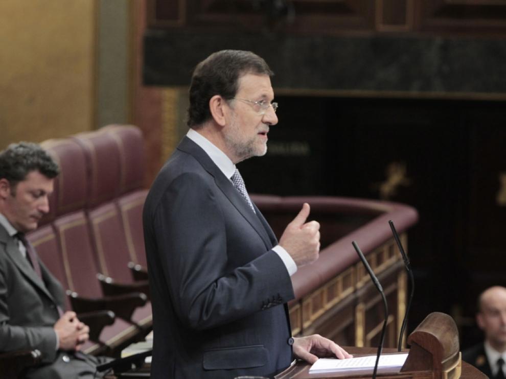 Mariano Rajoy, en el Congreso