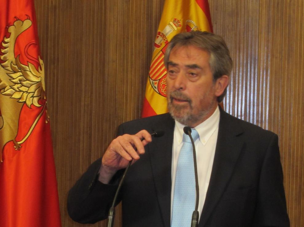 El alcalde de Zaragoza, Juan Alberto Belloch, PSOE