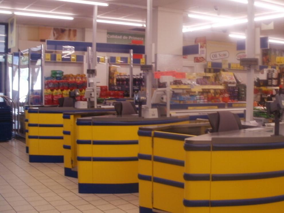 Un supermercado de Zaragoza