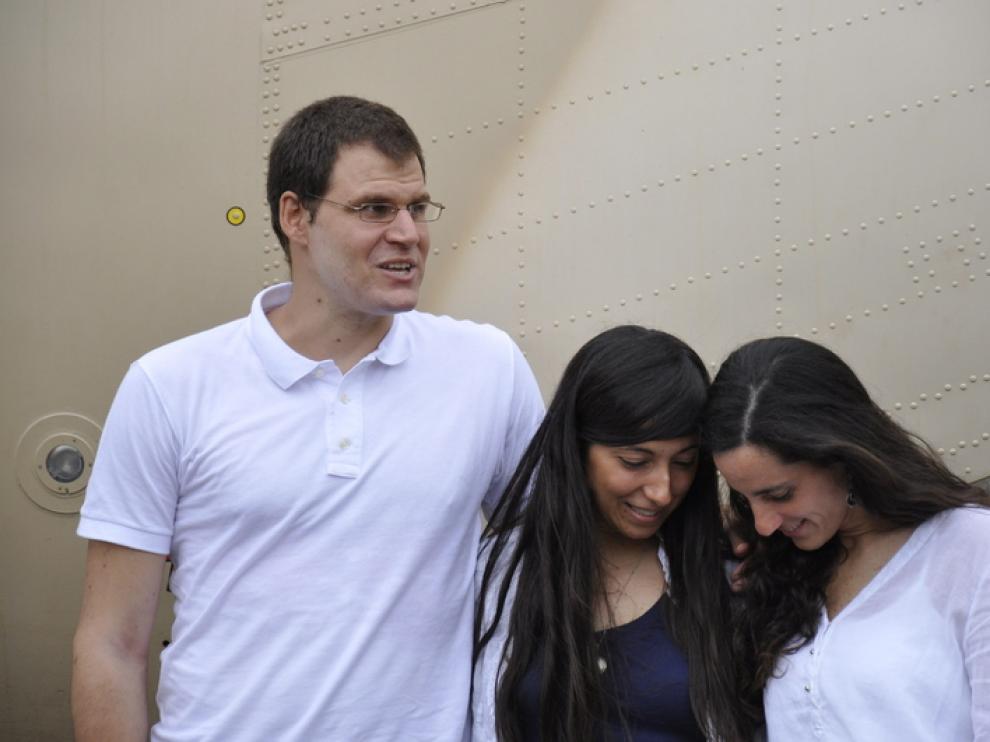 Enric Gonyalons, Ainhoa Fernández de Rincón y Rossella Urru