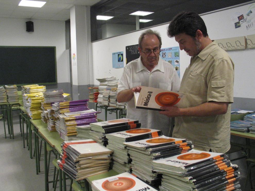 IES Sierra de San Quílez de Binéfar, que reciclará los libros