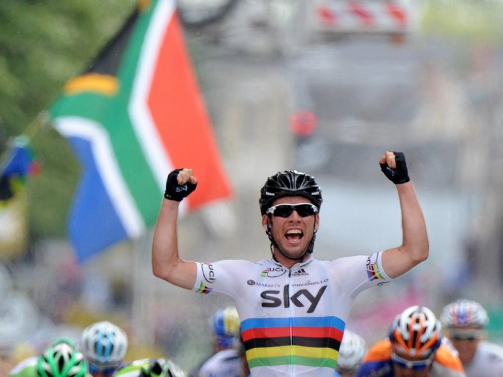 Cavendish gana una etapa del Tour al sprint