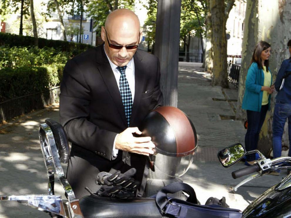 El juez Bermúdez a su llegada a la Audiencia