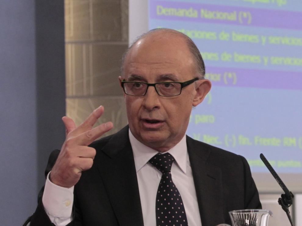 El ministro de Hacienda y Administraciones Públicas, Cristóbal Montoro