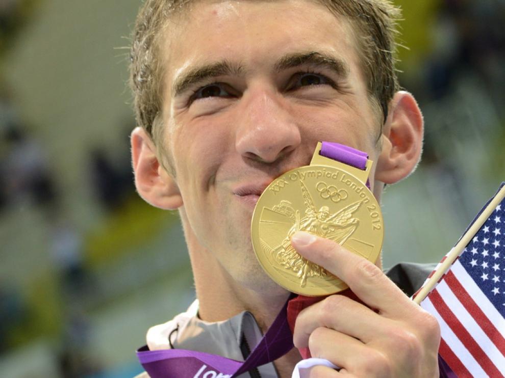Michael Phelps superó a la gimnasta Larisa Latynina y es el deportista con más medallas.