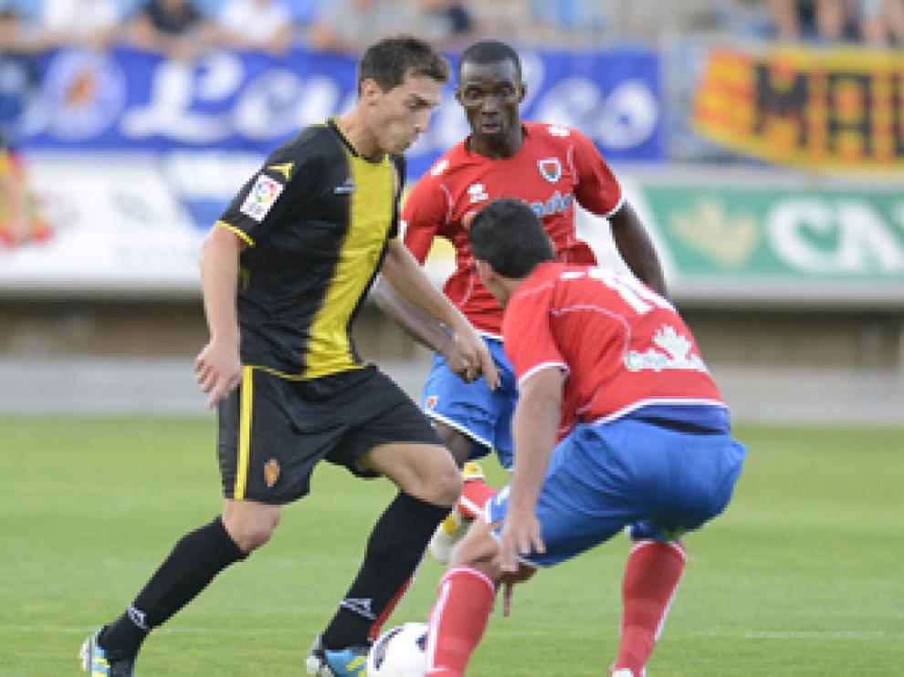 Partido entre el Zaragoza y el Numancia de la pasada pretemporada