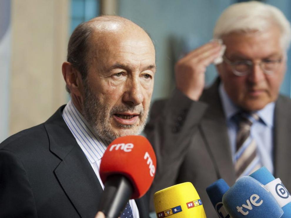 Alfredo Pérez Rubalcaba en Berlín