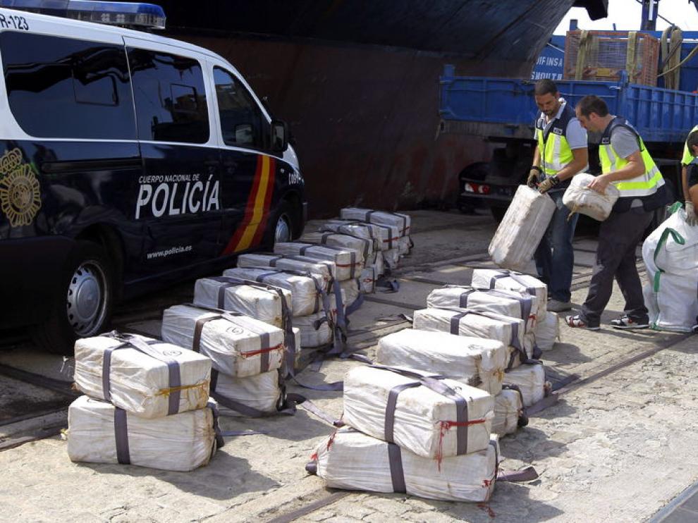 Alijo incautado en Cádiz