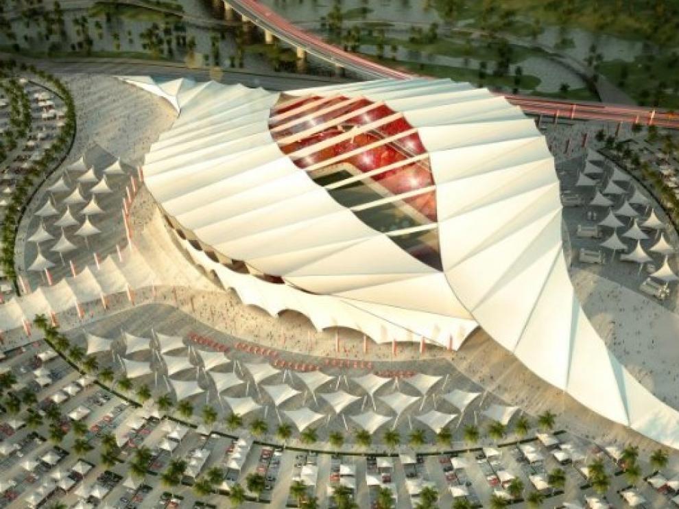 Uno de los estadios del mundial de Qatar