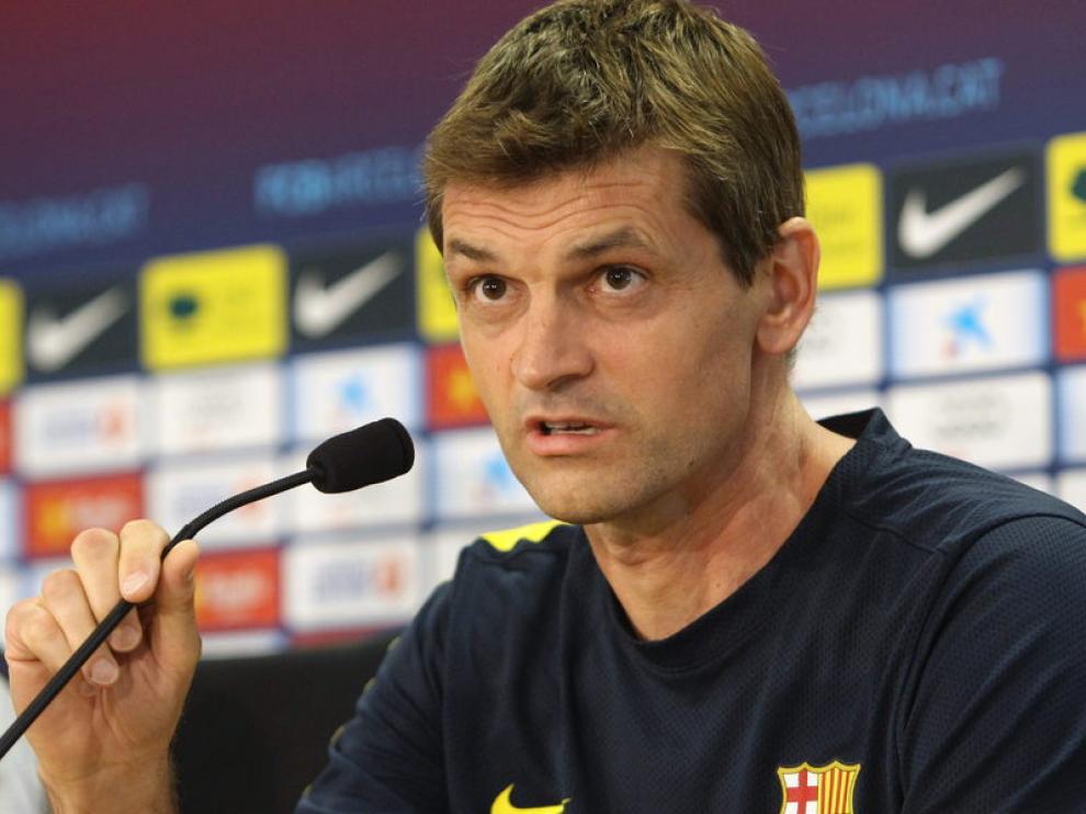 El nuevo entrenador del F.C. Barcelona, Francesc 'Tito' Vilanova