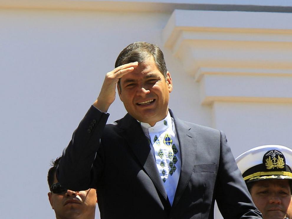 Rafael Correa, presidente de Ecuador.