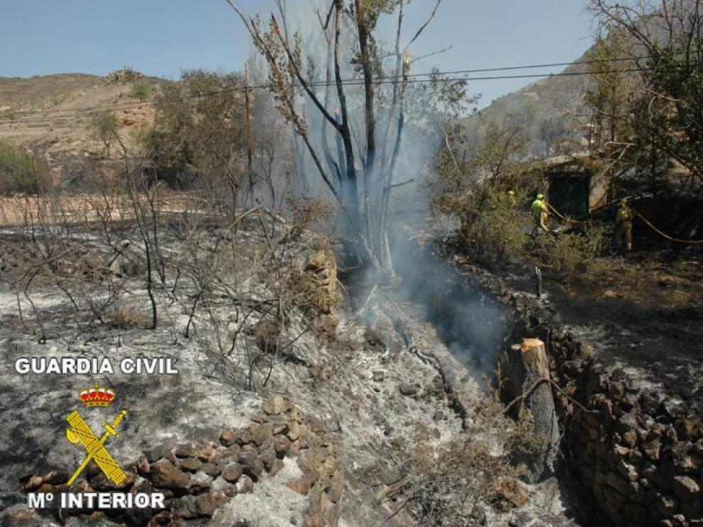 Lugar del incendio