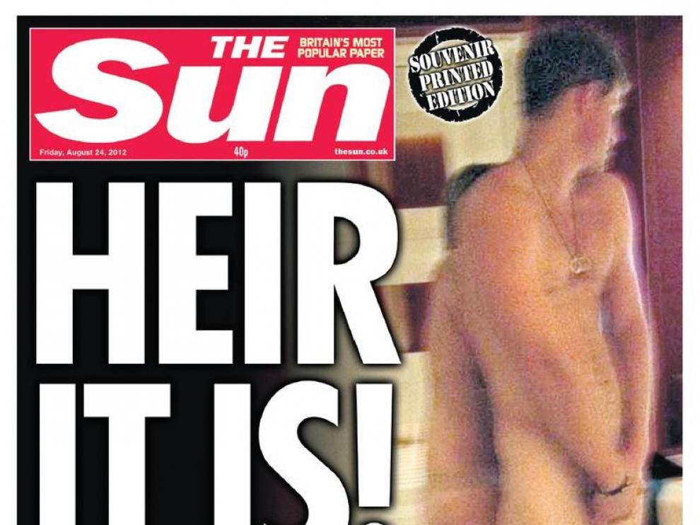 Portada del tabloide británico 'The Sun'.