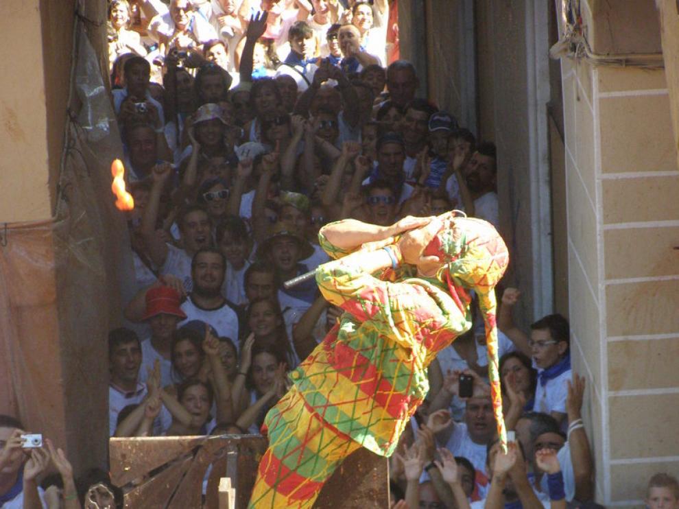 El Cipotegato marca el inicio de las Fiestas de Tarazona