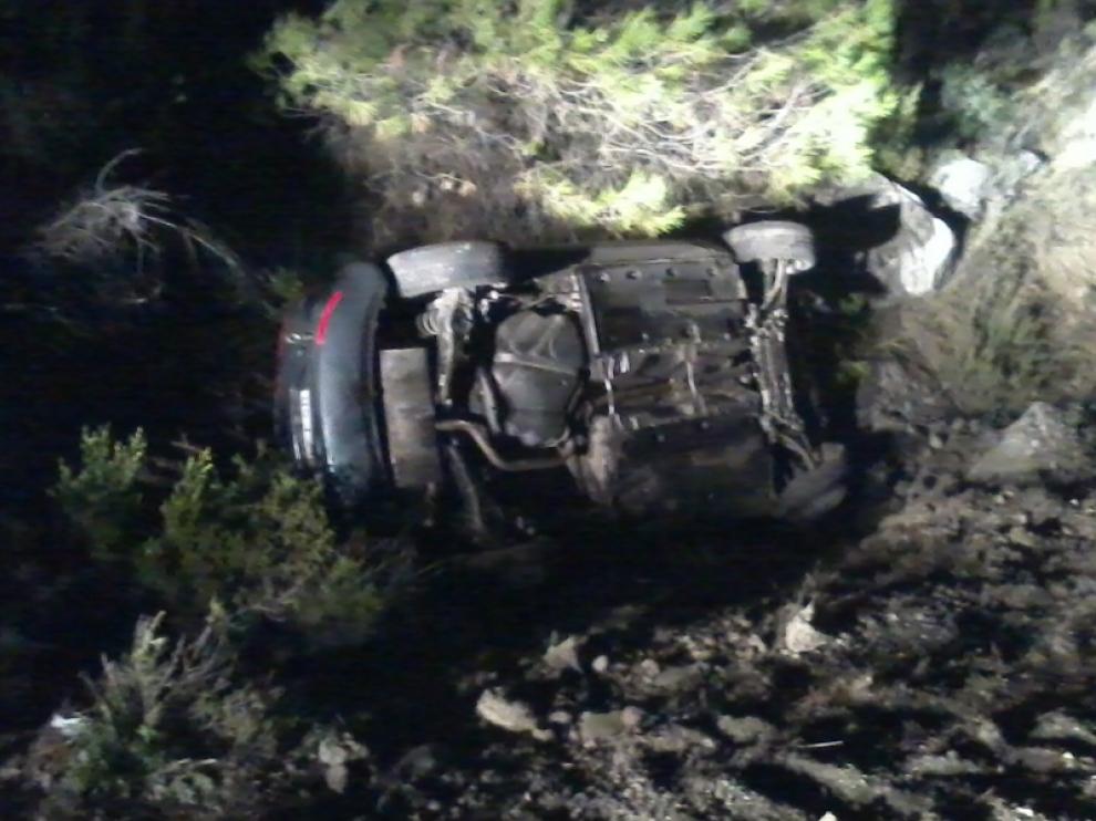 El vehículo accidentado