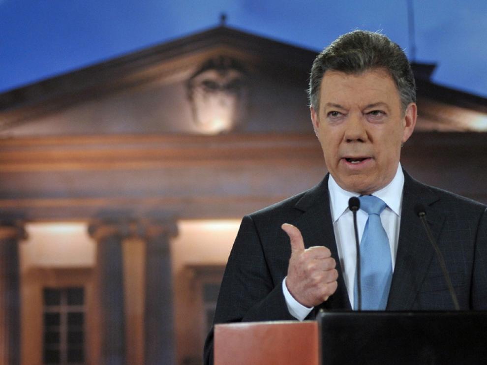 El presidente colombiano, Juan Manuel Santos.