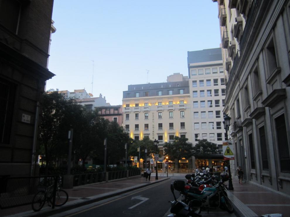 Vista general desde el Colegio de Escolapias Calasanz, junto al Coso.