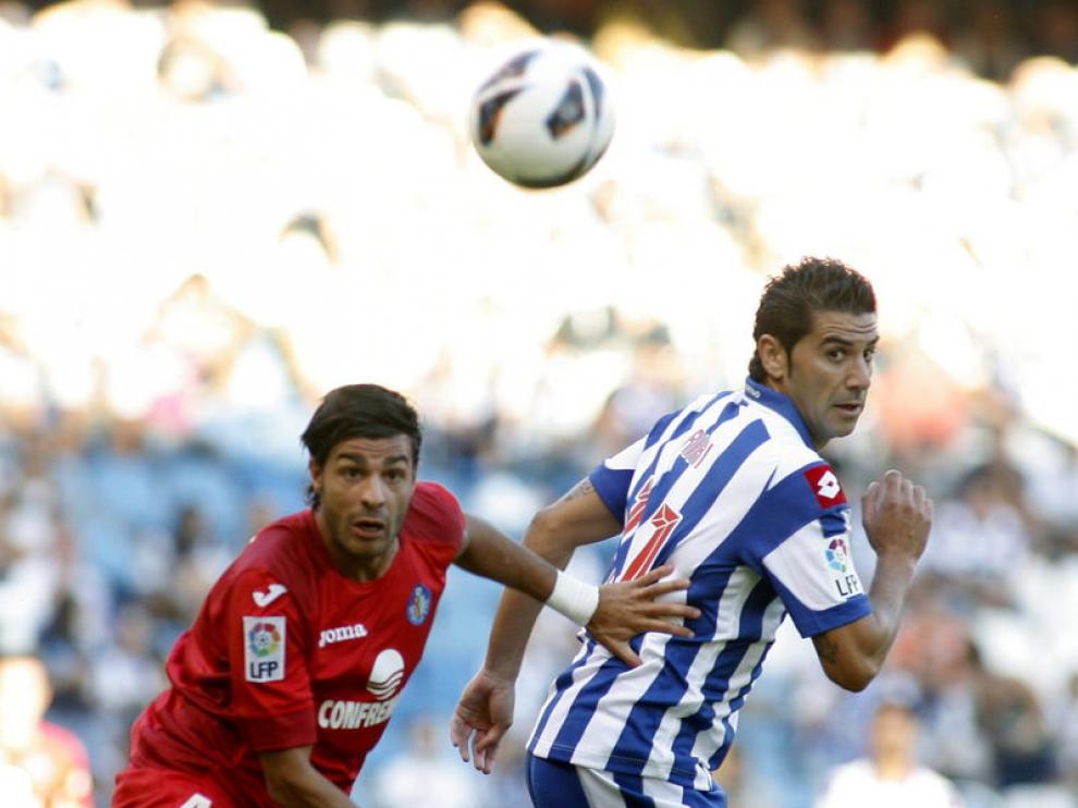 Encuentro entre el Getafe y el Deportivo