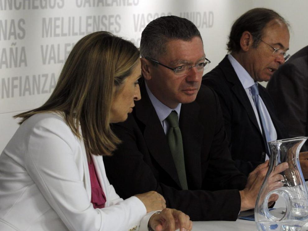 Gallardón en la reunión del Comité Nacional Ejecutivo del PP