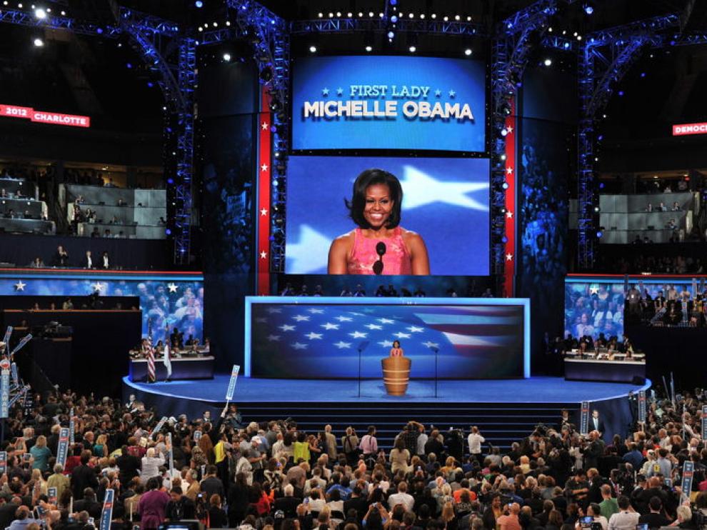 Michelle Obama pronuncia el discurso de apertura