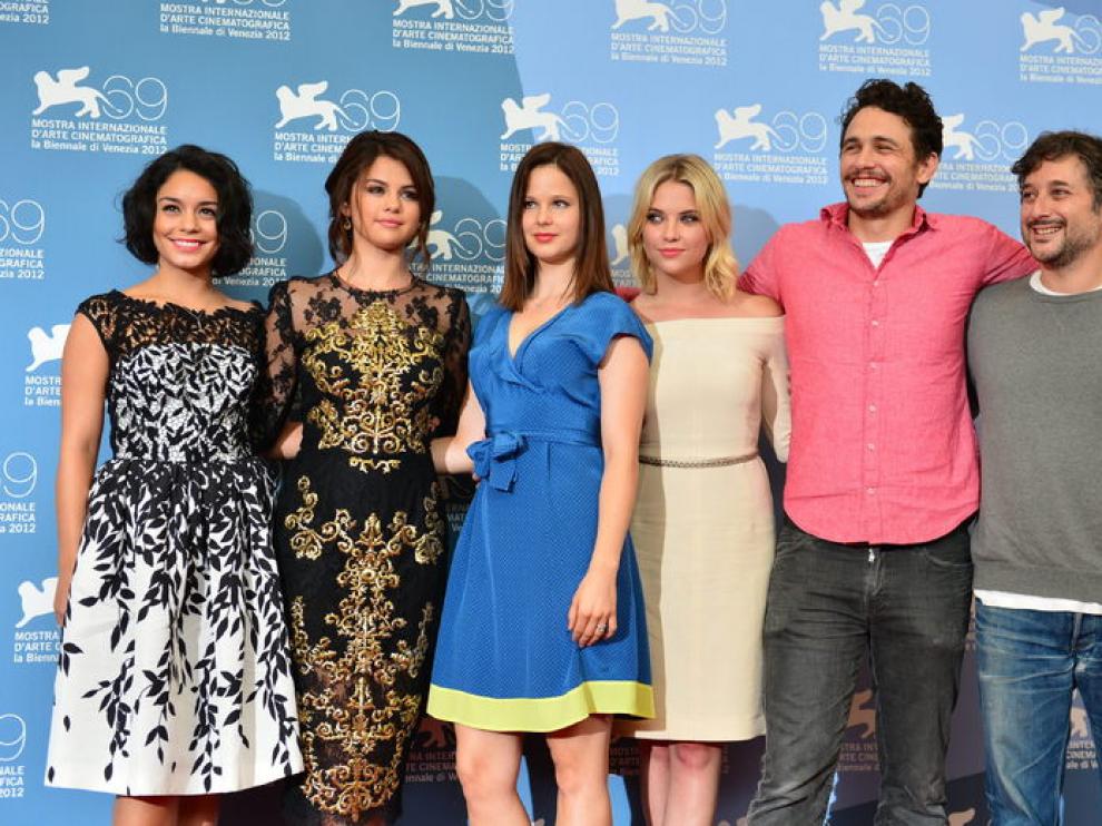 Presentación de 'Spring Breakers' en la Mostra