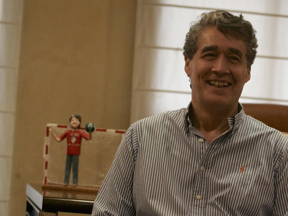 Pachi Giné, presidente del BM Huesca