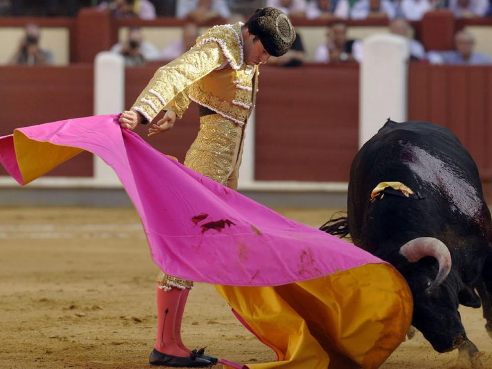 El diestro Alejandro Talavante en la corrida de Valladolid.
