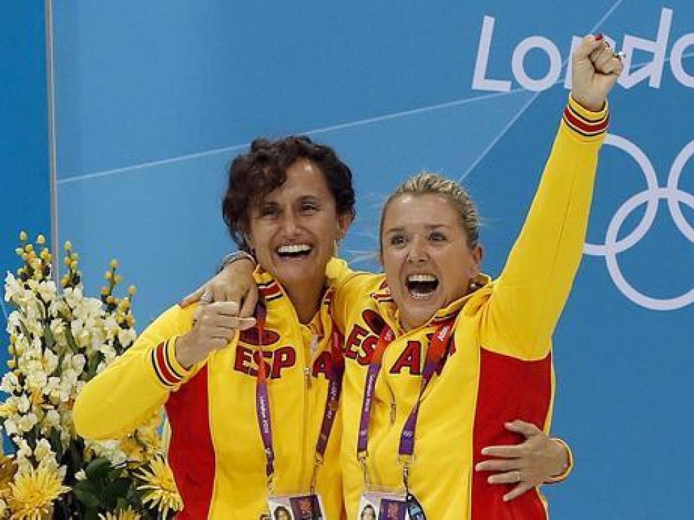 Anna Tarrés, durante los Juegos Olímpicos de Londres.