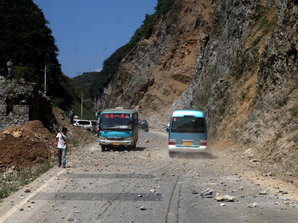 El seísmo se ha producido en una zona montañosa de China