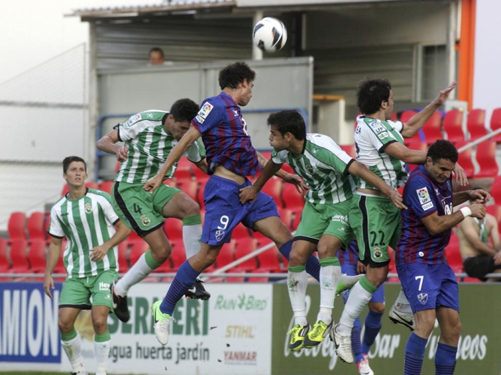 Una de las jugadas del partido