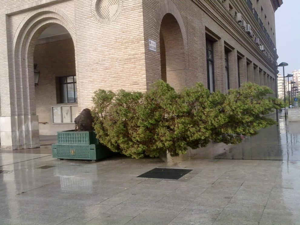Gran tormenta en Zaragoza