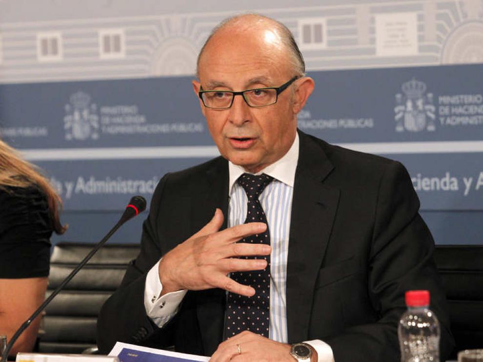 Cristóbal Montoro, ministro de Hacienda