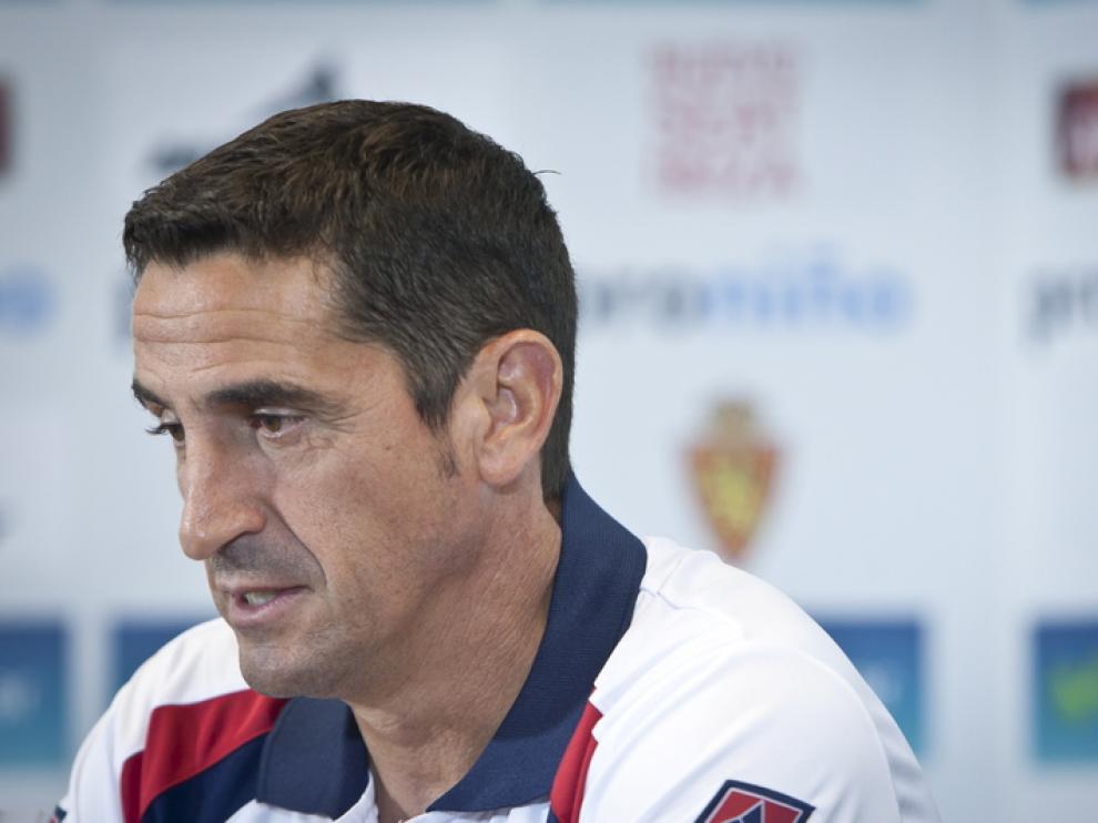 Manolo Jiménez en rueda de prensa