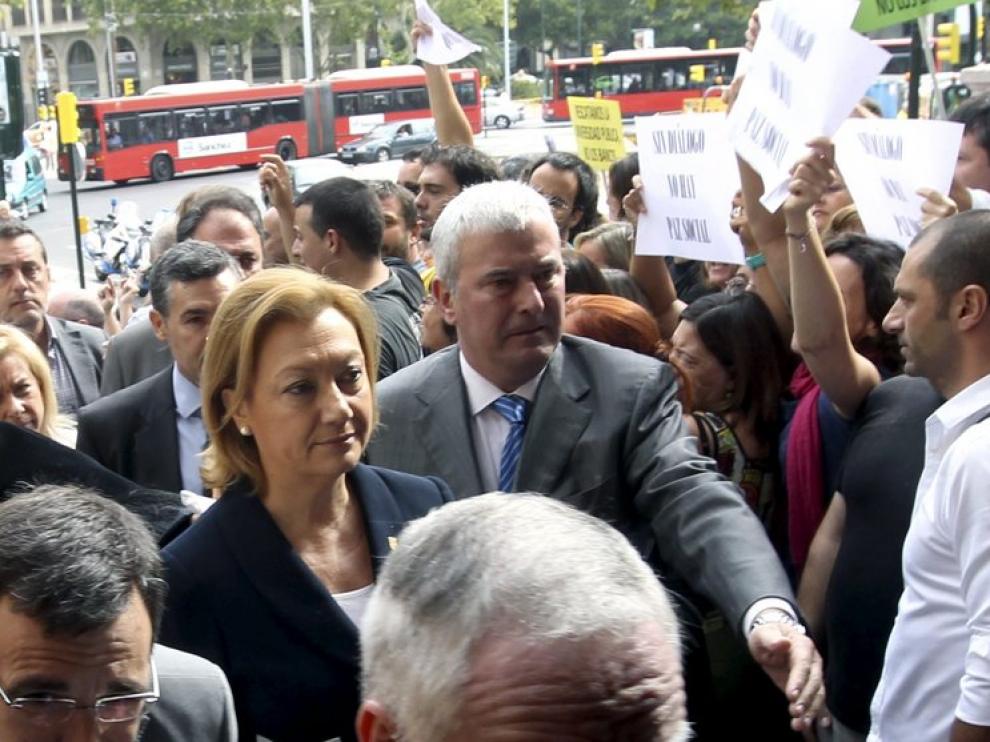 Rudi, en la apertura del nuevo curso académico de la UZ