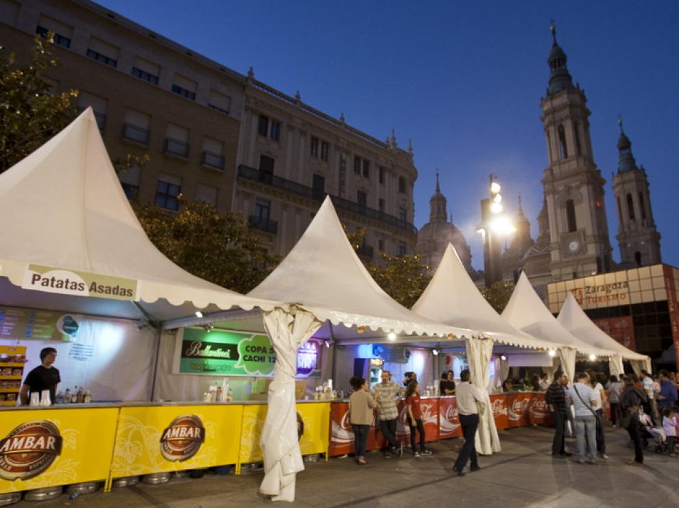 Barras de la plaza del Pilar