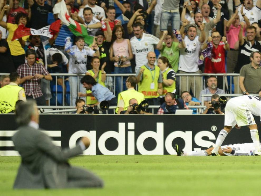 Mou y Cristiano celebraron la victoria
