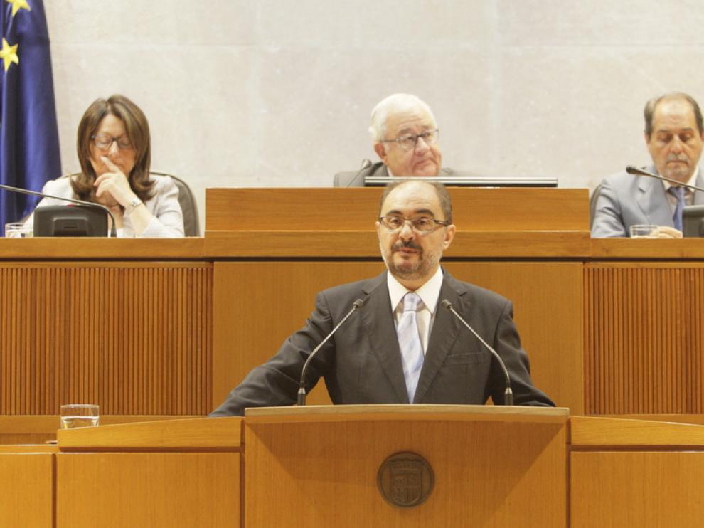 Javier Lambán en una imagen de archivo