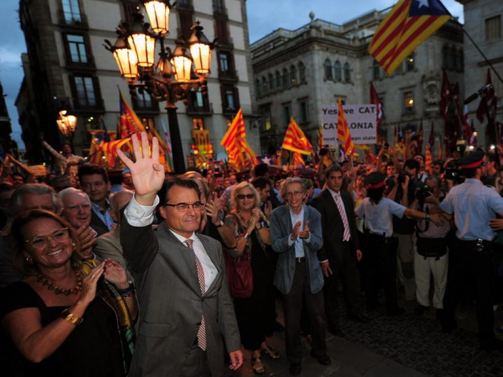 Recibimiento en Barcelona