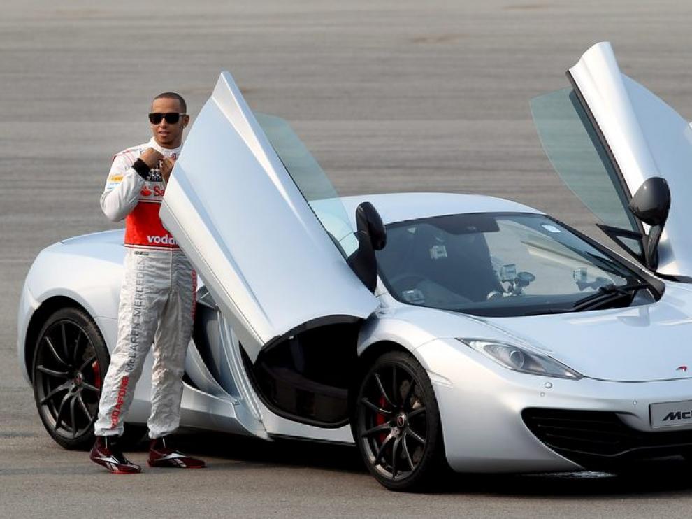 Lewis Hamilton, en una camapaña promocional