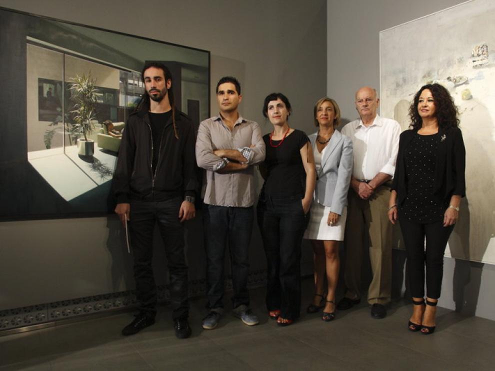 Presentación de la exposición del 'Premio Ibercaja de pintura joven 2012'