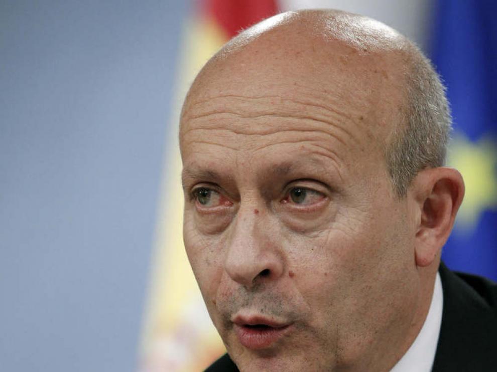 El ministro de Educación, Cultura y Deporte, José Ignacio Wert