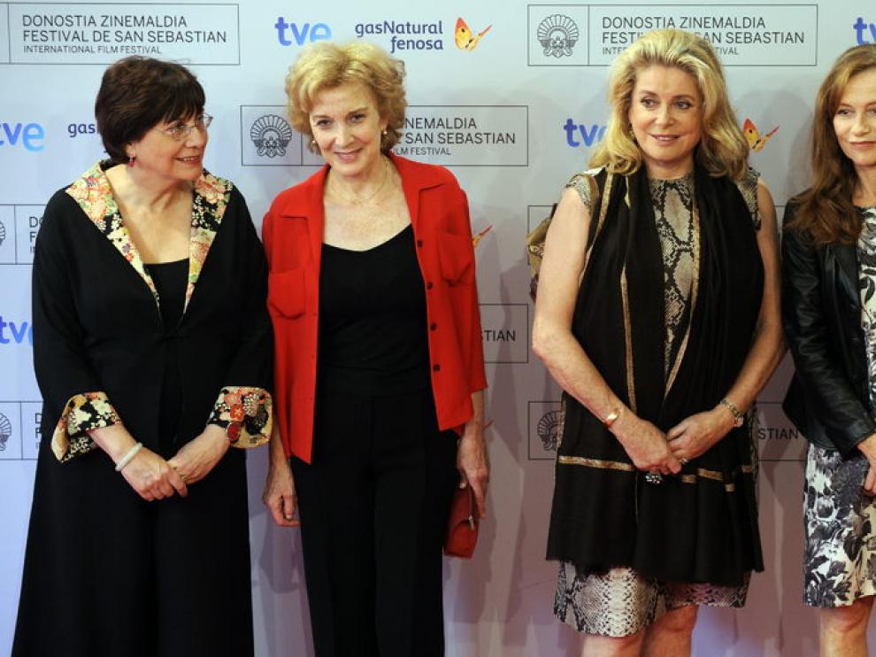 Las actrices han visto este domingo por primera vez la película.