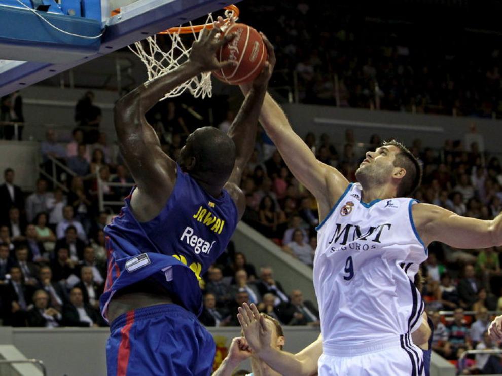 Imagen del partido en Zaragoza