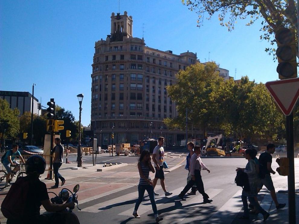 Apagados los semáforos de la Plaza de Paraíso